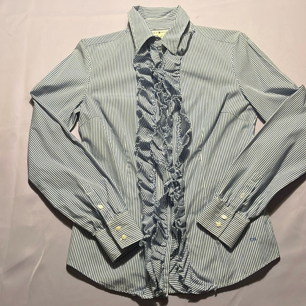 Tommy Hilfiger ruffle blouse